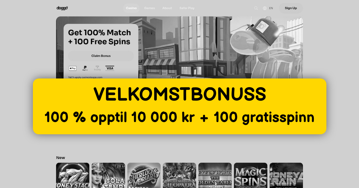 Doggo Casino - Norges Beste Mobile Casino med Rask Utbetaling